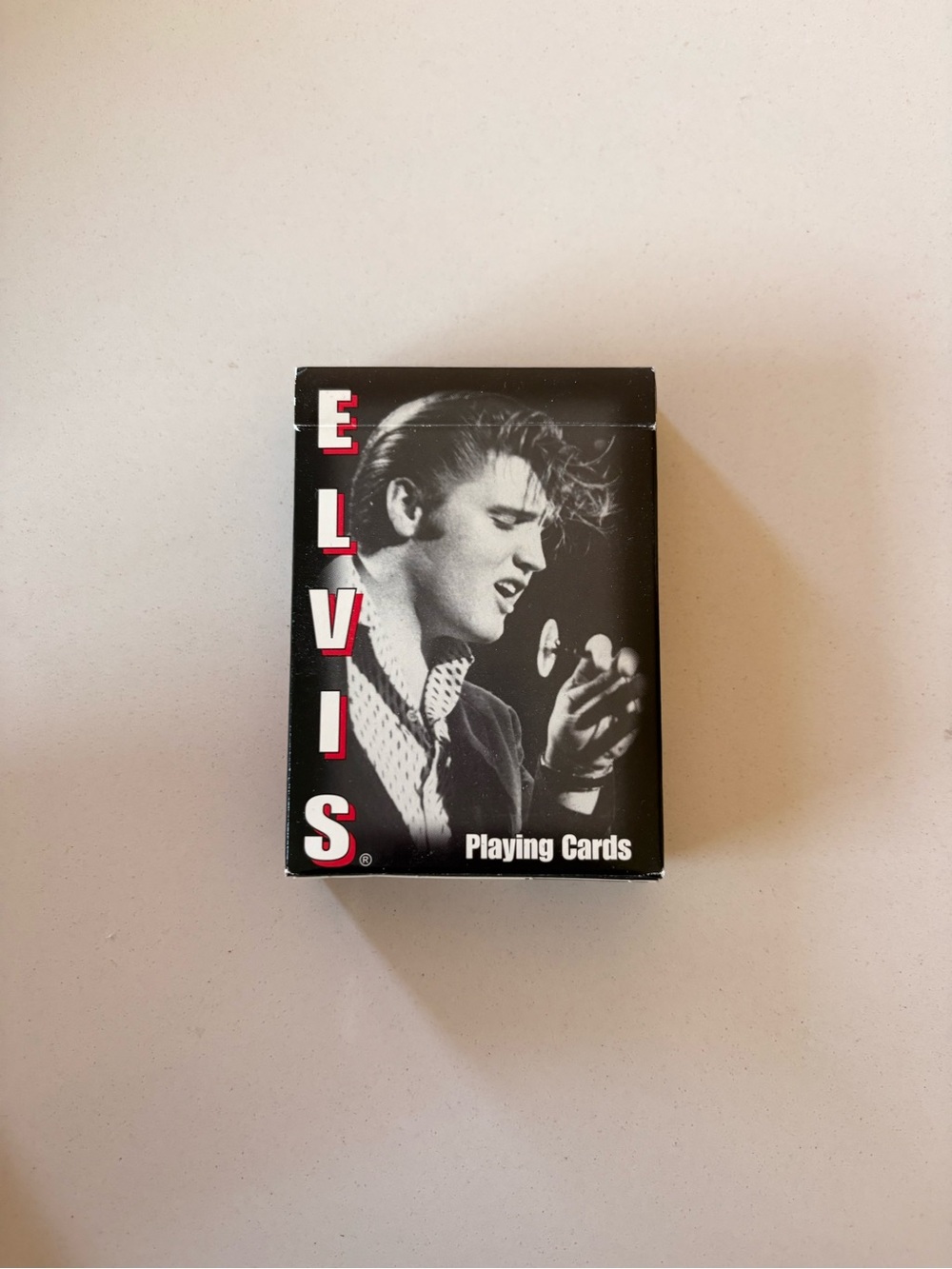 Elvis Playing Cards – Black and Red Collector Deck